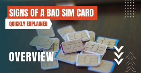 16 Signs of a Bad SIM Card .